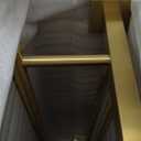 Bathroom Towel Rack 24 Inch Tower Holder with Double Towel Bar Brushed Gold Towel Rack Wall Mounted SUS304 Stainless Steel Hotel Towel Shelf Modern Towel Hanger