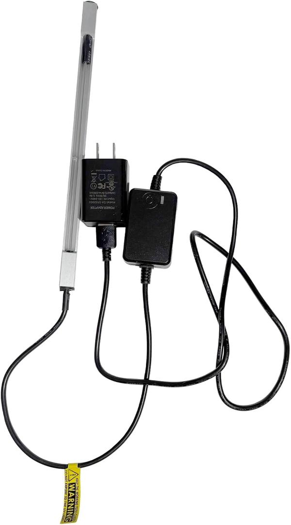 COOSPIDER UV UVC Sanitizer Light Bulb Free with Timer, Replacement Tube for UVC Sanitizer Box