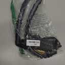 6FT Highly Reflective Heavy Duty Elastic Bungee Medium and Large Dog Leash Shock Absorbing with Comfortable Padded Handle and Traffic Handle Suitable for Training (Black)