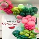 One in a Melon Decal,Watermelon Themed Kids Party Supplies Decorations for Baby Shower,1st Birthday Party Decor,Watermelon Style One in a Melon Backdrop Sticker