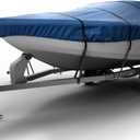 Seal Skin Covers Universal Boat Cover, Waterproof Marine-Grade Cover for 17'-19' L & Up to 100" W, Heavy-Duty & UV-Resistant, Ideal for Bass Boats, V-Hull, Fishing & Runboat