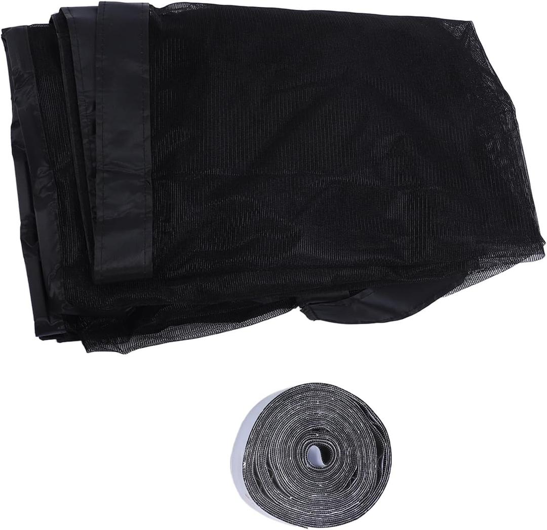Magnetic Screen Door Self Closing Heavy Duty Fiber Mesh Screen Door Curtain with for 72x80in Patio Sliding Door Polyamide Fiber Material