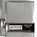 Air Filter Factory 8 x 11 x 0.37 Inches Range Hood Filter Aluminum Mesh Grease Vent Hood 1-Pack