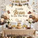 Coffee Baby Shower Decorations Set Little Beans Theme Party | A Little Beans Is On The Way Banner Backdrop, A Baby is Brewing Honeycomb Centerpieces, Something Sweet is Brewing Decor