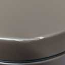 Cesun 1.2 Gallons Small Brown Trash Can, Bathroom Garbage Can with Lid and Foot Pedal, Mini Round Wastebasket for Bathroom, Bedroom, Office, 4.5 Liters / 1.2 Gallons, Brown