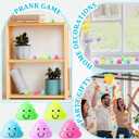 Leyndo 25 Sets Mini Figurine Toys Small Fake Figures with Note Cards and Bags Bulk for Humorous Gift Prank Hide Seek Goodie Bags Stuffer Party Supplies(Multicolor)