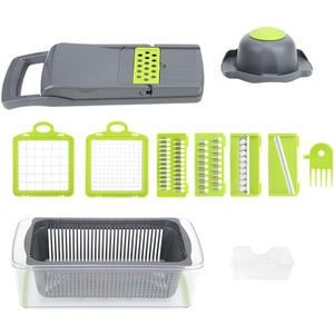 Multi-function Chopper Dicing Grater, Manual Potato Slicer Vegetable Fruit Cutter Peeler Carrot Grater Dicer Kitchen Tools