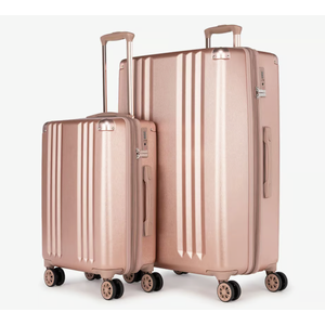 Ambeur 2-Piece Luggage Set in Rose Gold