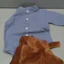 Unutiylo Baby Boys Clothes for Gentleman Outfits,Toddler Overalls Baby Suspender Pants and Bodysuit Romper, 0-3 months