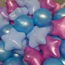 STARBOLO Ball Pit Balls for Kids -Pack of 150 200 500 Colorful Ball Pit Balls Crush Proof Plastic Toy Balls for Toddlers Ball Pit, Ball Pit Play Tent, Baby Pool Water Toys (Mermaid)