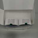 Carbon Monoxide Detectors and Natural Gas Detector, 4-in-1 Upgraded Carbon Monoxide Detectors Plug in, Gas Leak Detector with Dual Alarms, Temperature & Humidity Sensor for Home, RV, Black, 2 Packs