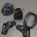 Rechale Silicone Cover Set Compatible with Oculus/Meta Quest 3S, VR Accessories for Meta Quest 3S, Protective Cover Set Includes Controller Grip Cover, Face Cover, VR Shell Cover (Phantom)