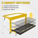 Heavy-Duty Folding Tire Step,Fits 8–12" Wide Tires
