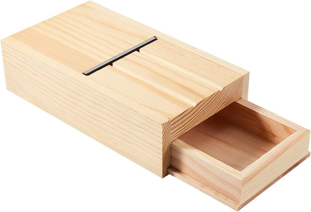 PH PandaHall Soap Planer Cutter Drawer Box Wooden Soap Beveler Planer Soaps Trimming Shaving Tool for Christmas Handmade Soaps and Candles Trimming DIY Craft Making