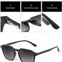 LADEESSE 1.25 Bifocal Reading Sunglasses for Women, Stylish Reading Glasses, Lightweight Square Readers for Men & Women, Durable Reading Sunglasses for Outdoor Fishing UV400 Protection