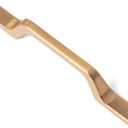 Goo-Ki 6 Pack Champagne Copper Cabinet Handle Drawer Pulls - 3" (76mm) c-c Modern Bar Zinc Alloy Hardware for Kitchen Cupboard