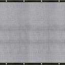 Cool Area 60-70% Shade Cloth Heavy Duty Knitted Mesh Tarp with Grommets 6x8FT Shade Trap for Patio Canopy Garden Porch Greenhouse Pools Dump Truck Dog Kennel Black