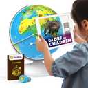 PlayShifu Globe for Kids Orboot Earth: Interactive Kids Globe with 1000+ Facts on Animals, Places & Monuments | Tech-Powered Learning Toy & STEM Gift for Kids Ages 410