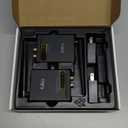 1Mii 2.4Ghz Wireless Audio Transmitter Receiver for TV, 320ft Long Range 20ms Low Delay HiFi Audio, Wireless Adapter Kit for Powered Speaker/Stereo/Sound bar, RCA(3.5mm AUX) Out/Input