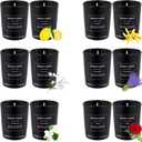 12 Pack Scented Candles Gift Set 2.5oz Strong Fragrance Aromatherapy Jar Candle Set Soy Wax Decorative Candles for Home Scented Candles Best Gifts for Women.