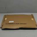 Simplified Desk Calendar 2026 with Desktop Mat, Cabbrix Large Desk Pad Calendar 21" x 16-1/2" Including January 2026 to December 2026, Desk Blotter Calendar 2026 for Home School and Office (Black)