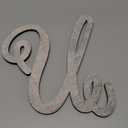Bright Creations 13-Inch Unfinished Wooden Monogram Letter U, Rustic-Style Home Decor, Paintable Wood Alphabet Letters for Custom Signs, Party Decorations, Crafting and Art Supplies