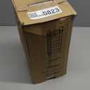 TomCare Toilet Paper Holder Stand with Storage Shelf Tissue Paper Roll Dispenser Free Standing 4 Raised Feet Toilet Paper Storage Metal Bathroom Organizers and Storage (Silver Grey)