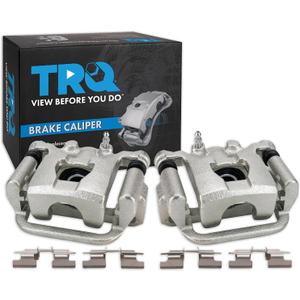 TRQ Rear Brake Caliper Set Compatible with 2007-2012 Nissan Sentra