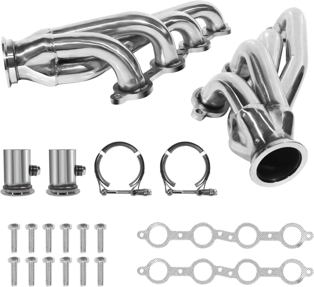 AUTO MART Exhaust Header LS Conversion Swap for Chevy C10 Camaro GMC Chevrolet Silverado LS1 LS2 LS3 4.8L 5.3L 5.7L AUTO MART Exhaust Header LS Conversion Swap for Chevy C10 Camaro GMC Chevrolet Silverado LS1 LS2 LS3 4.8L 5.3L 5.7L