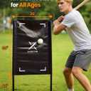 Strike Zone Target for Plastic Baseballs - All Steel Frame - Compatible with Wiffle Balls and Blitzballs