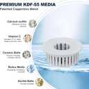 Matte Black Filtered Shower Head High Pressure 7 Modes Shower Heads with Filter for Hard Water Adjustable Replacement Remove Chlorine and Harmful Substances, ABS