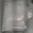 Mrs Awesome Shower Curtain Liner with 6 Magnets Clear Thick PEVA, Premium Waterproof Plastic Shower Curtain Standard Size 72 x 72 inch, Clear (1b. Clear-heavy)