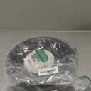 PLASTICPRO 100 PCS Black Plastic Plates Light Weight 10'' Inch Plastic Dinner Plates Black Plates Disposable for Party and Wedding