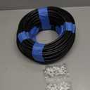 Cat6 Shielded Outdoor Ethernet Cable 125 Feet Waterproof and UV Resistant Direct Burial Jacket 23AWG Solid Copper Cat 6 FTP Network Cable, for POE and Internet Cabling Application