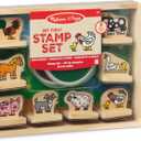 Melissa & Doug My First Wooden Stamp Set - Farm Animals