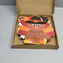 ForraFun 12 Pcs Thanksgiving Turkey Gift Bags Bulk Funny 3D Shape Turkey Thanksgiving Bags with Handles for Fall Party Favors Supplies Autumn Decorations Treats Goodies Friendsgiving Gifts Exchange