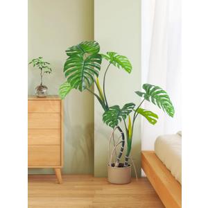 Artificial Plants 43'' Monstera Tree - Fake Tropical Palm Tree Upgrated and Classic Monstera Deliciosa Plant for Home Office Nordic Decor (3.6ft-1Pack)