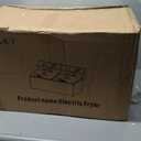 Commercial Deep Fryer - 26 L Large Deep Fryer with 10 L Basket, Commercial Deep Fryer with Basket (2Pcs), Stainless Steel Countertop Deep Fryer w/Adjustable Temperature and Restaurant Use