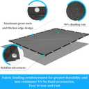 90% Shade Cloth for Garden 10x20FT Shade Cloth with Grommets,Shade Tarp for Plants,Shade Tarps for Outdoors,Patio Covers for Shade and Rain,Suitable for Shading Plants,Garage,Summer Garden Shade Net