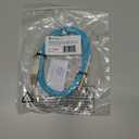 Monoprice OM4 Fiber Optic Cable - LC/LC, UL, 50/125, Multi Mode, 10GB, OFNR, Corning, 3 Meter, Aqua