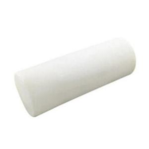 Round Cylinder Bolster Pillow with Removable Velvet Cover, Tube Roll Cervical Pillow for Head, Neck, Back and Legs Support, 13"x 6", White