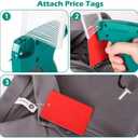 BS ONE 2-in-1 Stitch Tagging Gun for Clothing,Stitch Gun & Retail Price Tag Attacher Gun for Clothes with 6 Needles & 1000pcs 0.2" & 1000pcs 2" Barbs Fasteners