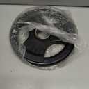 RitFit Olympic Rubber Grip Plates for Barbell, 2-Inch Weight Plates for Weightlifting and Strength Training in Home & Gym, Single, Pair and Sets(15 LB)