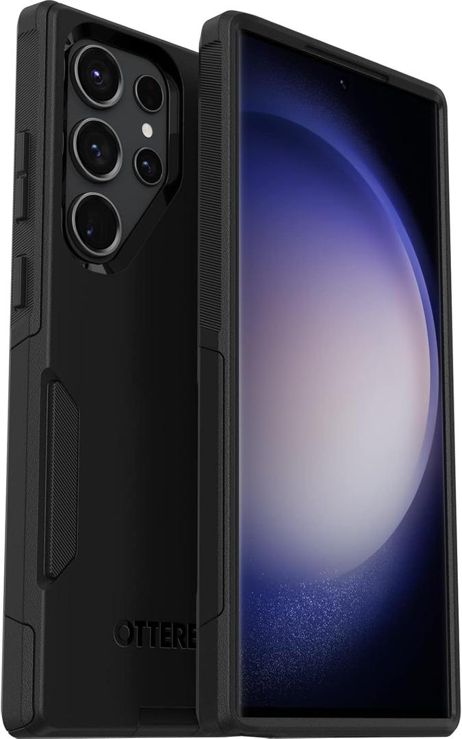 OtterBox Galaxy S23 Ultra Commuter Series Case - Black, Slim & Tough, Pocket-Friendly, with Port Protection