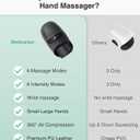 Medcursor Cordless Hand Massager, Hand Massager with Heat and Compression, Hand Warmer with Acupressure Beads, 6 Massage Modes
