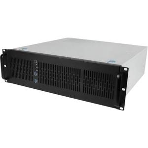 Rosewill 3U Server Chassis Rackmount Case, 6X 3.5 Bays, E-ATX Compatible, 2X 80mm Fans, 2X USB 3.0, Silver/Black - RSV-Z3200U