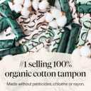 Cora Organic Cotton Tampons (36 Regular Tampons)
