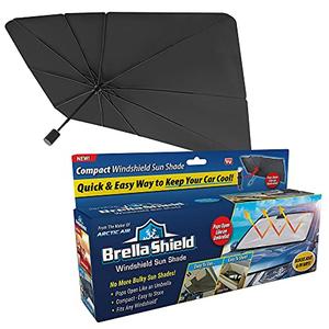 Ontel Brella Shield by Arctic Air, Car Windshield Sun Shade, One-Size (31x57"), As Seen on TV