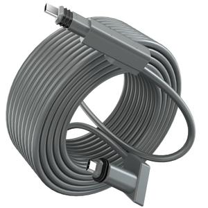 LUCMO Starlink Cable 15FT for Starlink Actuated Gen 2 Dish and Router, Replacement Extension Cable Waterproof (15FT / 4.6M), Grey