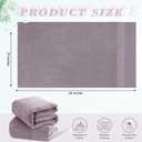 SEISSO Bath Towels 4 Pack Large Bathroom Bamboo Viscose Towels 35 x 63 Plush Soft Bath Towel for Shower Extra Absorbent Jumbo Bath Sheet - Multipurpose Use as Sports, Travel, Fitness, Yoga (Purple)